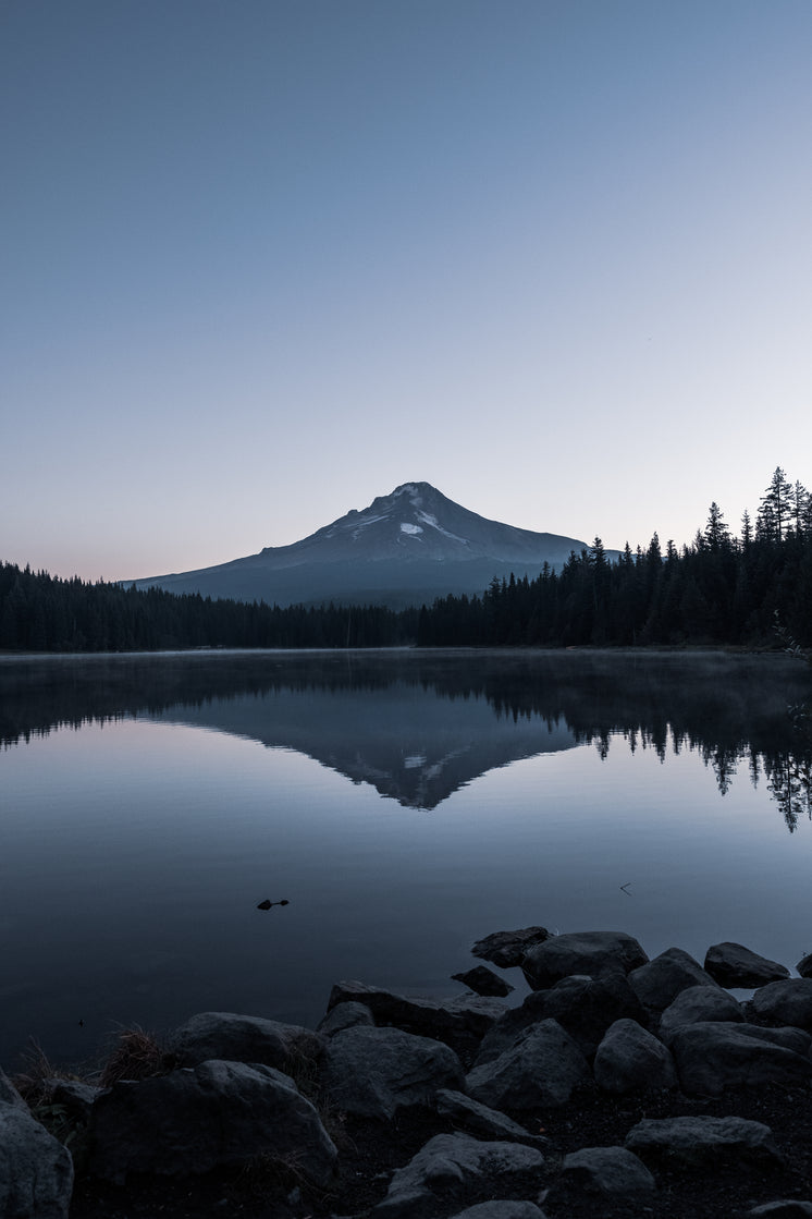 Mount Hood With Calm Lake Reflection