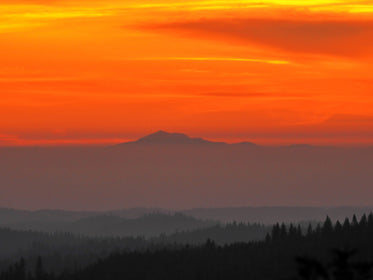 mountain sunset