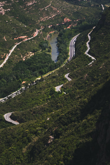 mountain winding roads