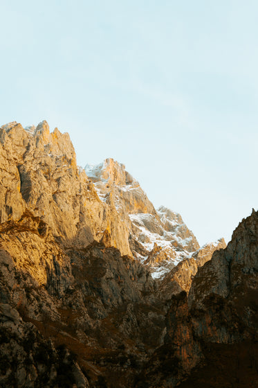 mountains dominate the skyline