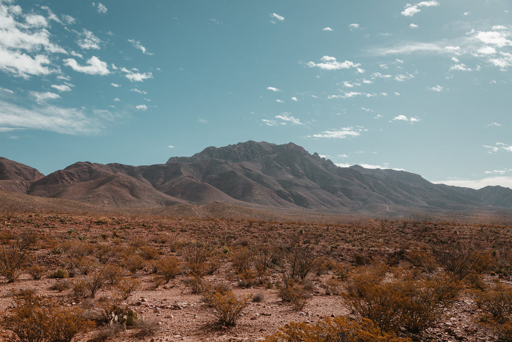 mountains in the desert