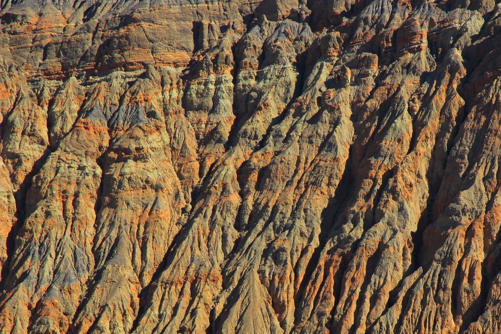 multi-colored mountains