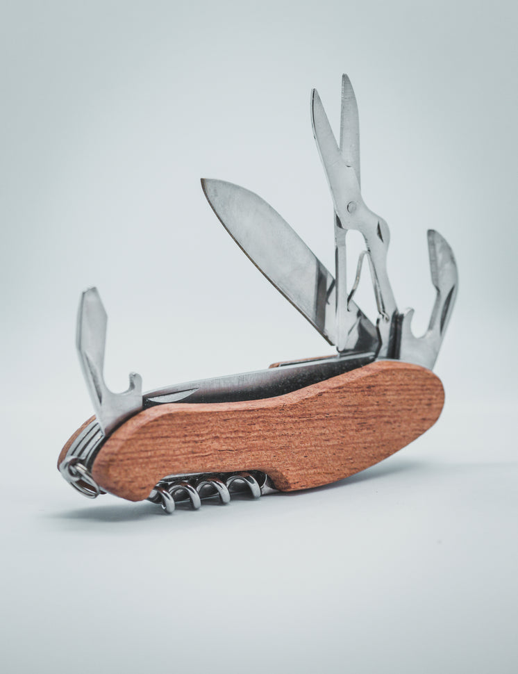 Multitool With Wooden Handle