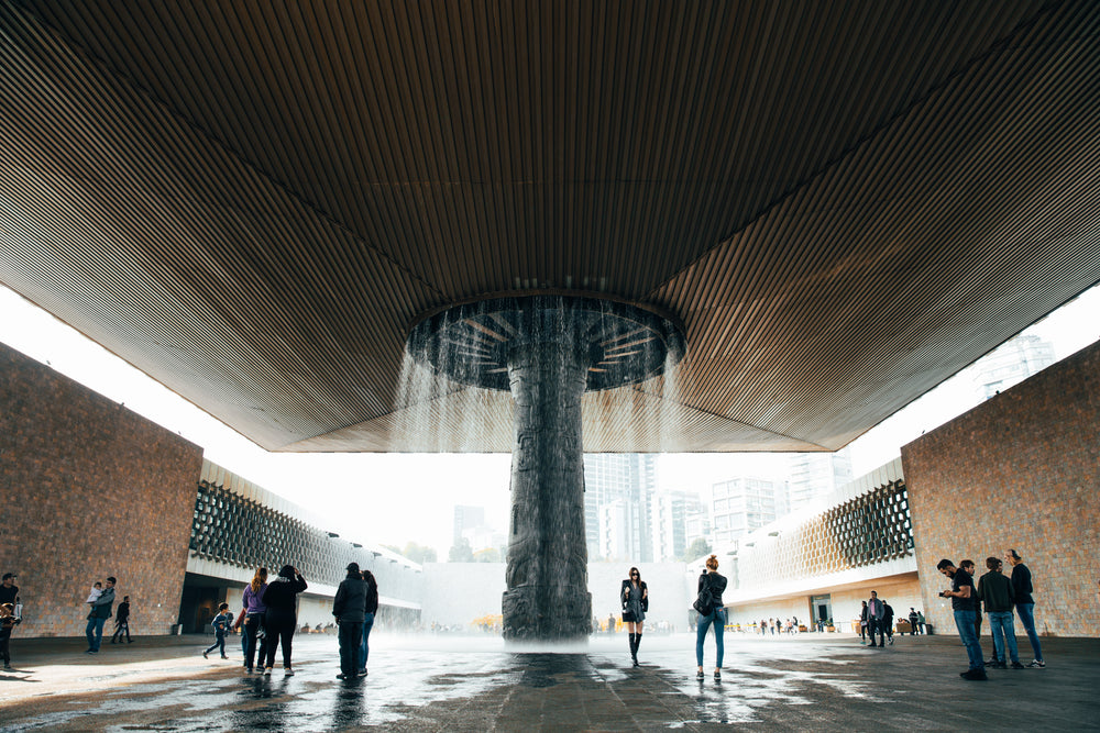 museo de antropologia water structure