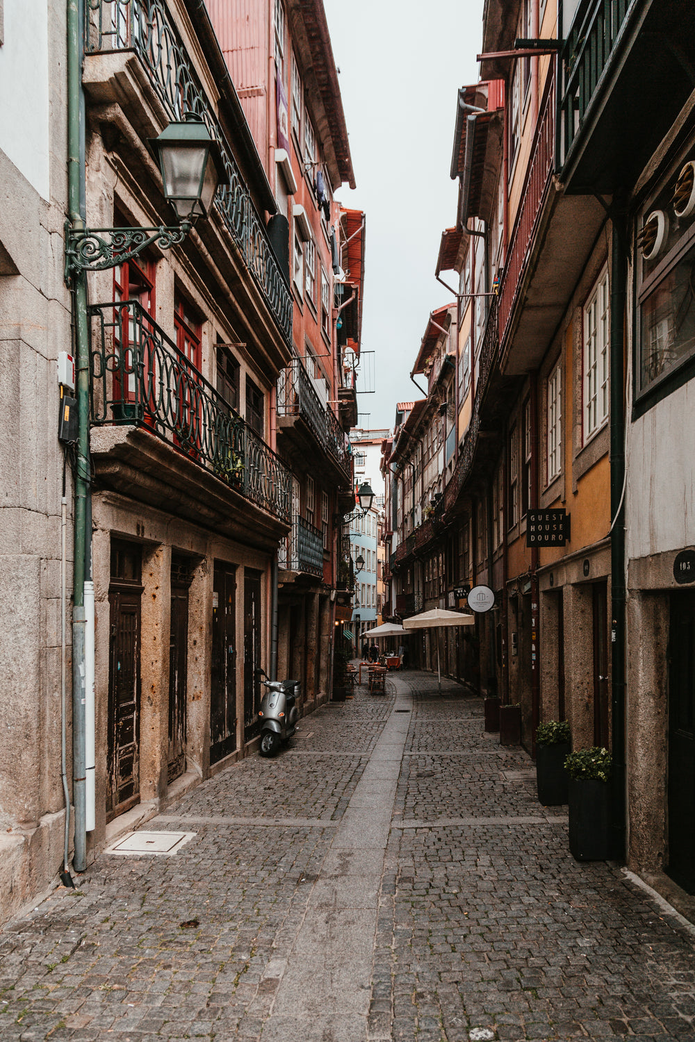 narrow pedestrian street