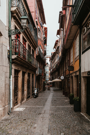narrow pedestrian street