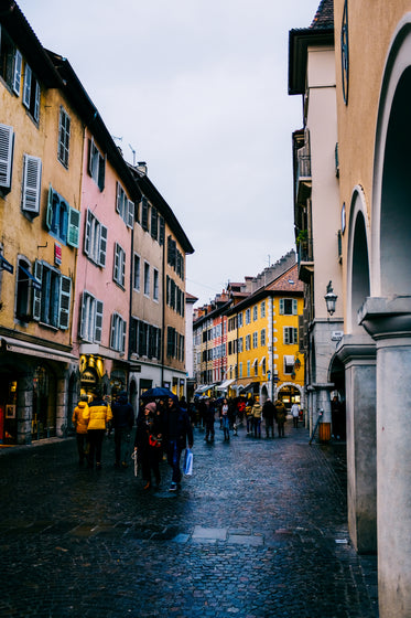 narrow street in the old town