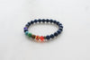 navy blue chakra bracelet
