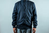 navy blue zip up jacket