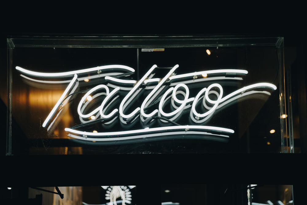 neon tattoo sign