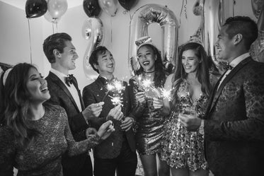 Picture of New Years Eve In Black And White — Free Stock Photo