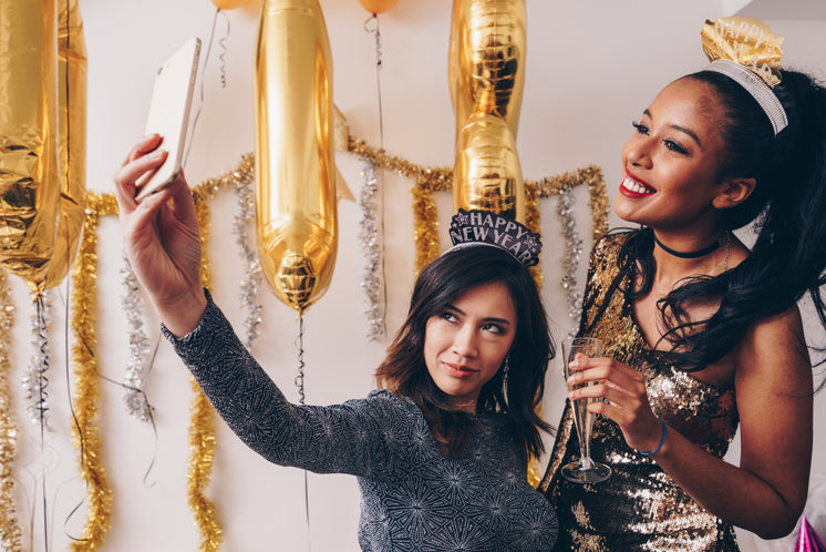 New Years Party Friends Selfie