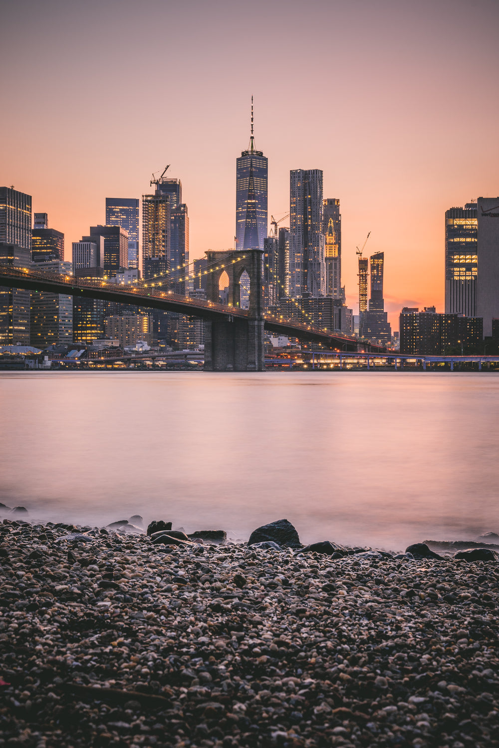 new york at sunset