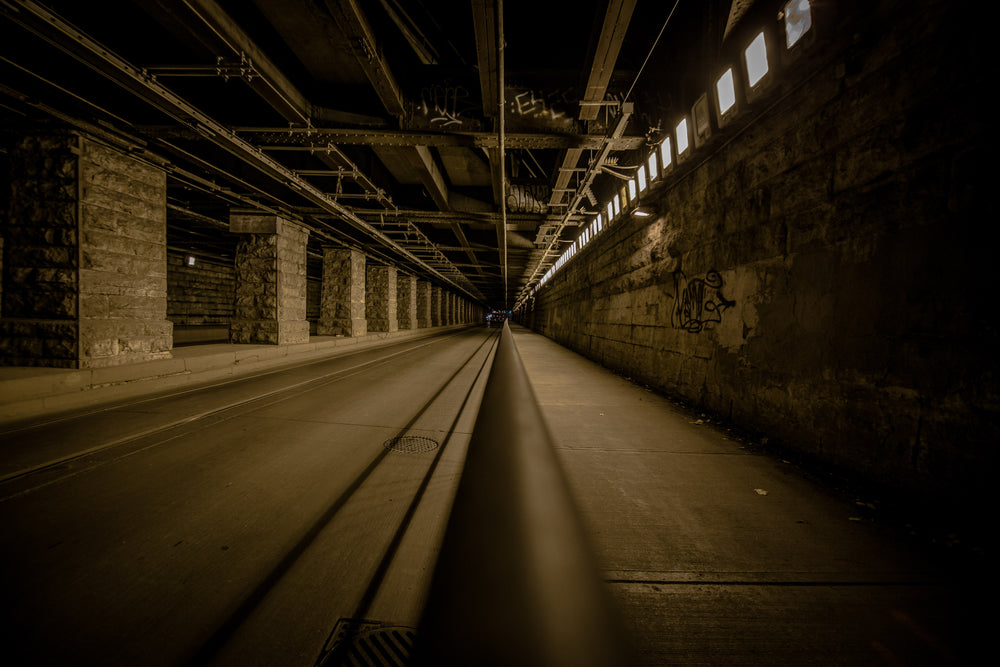 nightime underpass