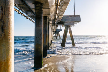 ocean view under pier