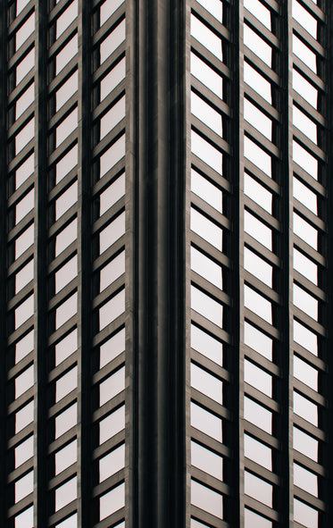 office building window patterns