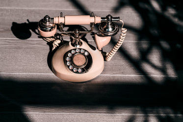 old fashioned telephone