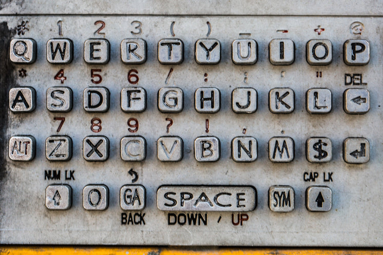 Old Payphone Keyboard