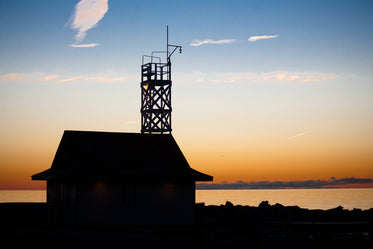 orange sunrise over beach