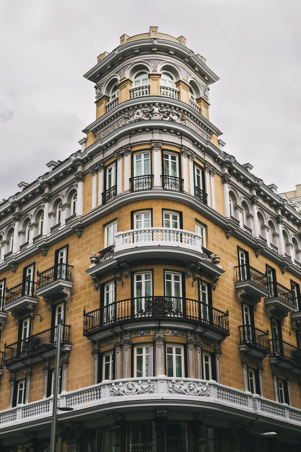 ornate design of a spanish building