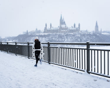 ottawa skyline provides backdrop for running route