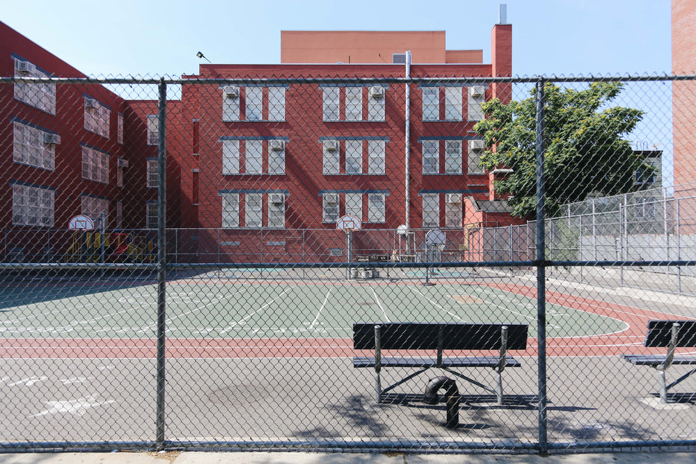 outdoor basketball court