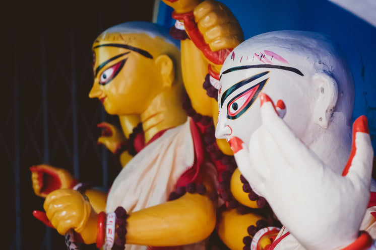 Painted Statues