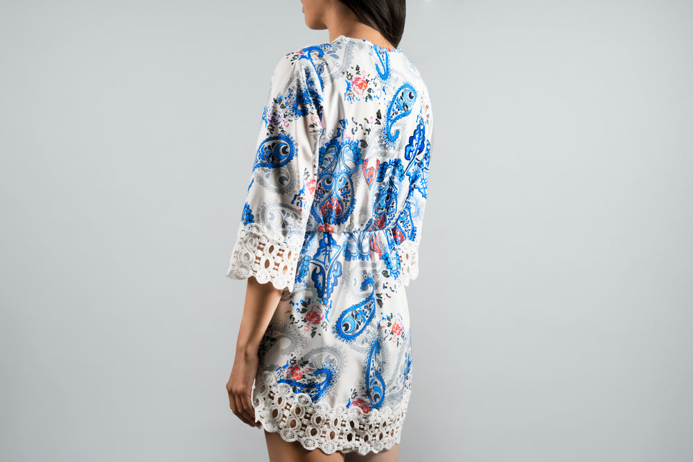 paisley fashion dress