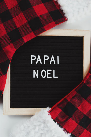 papai noel letter board