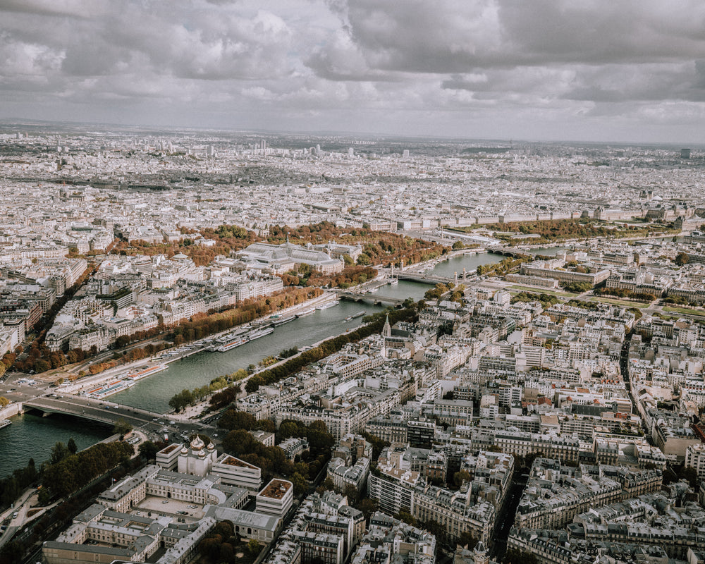 paris streets aerial