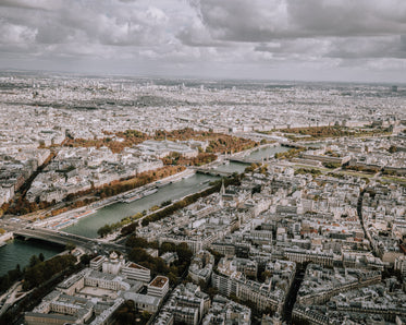 paris streets aerial