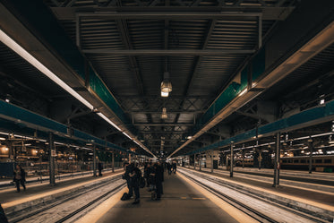 passengers waiting for the train