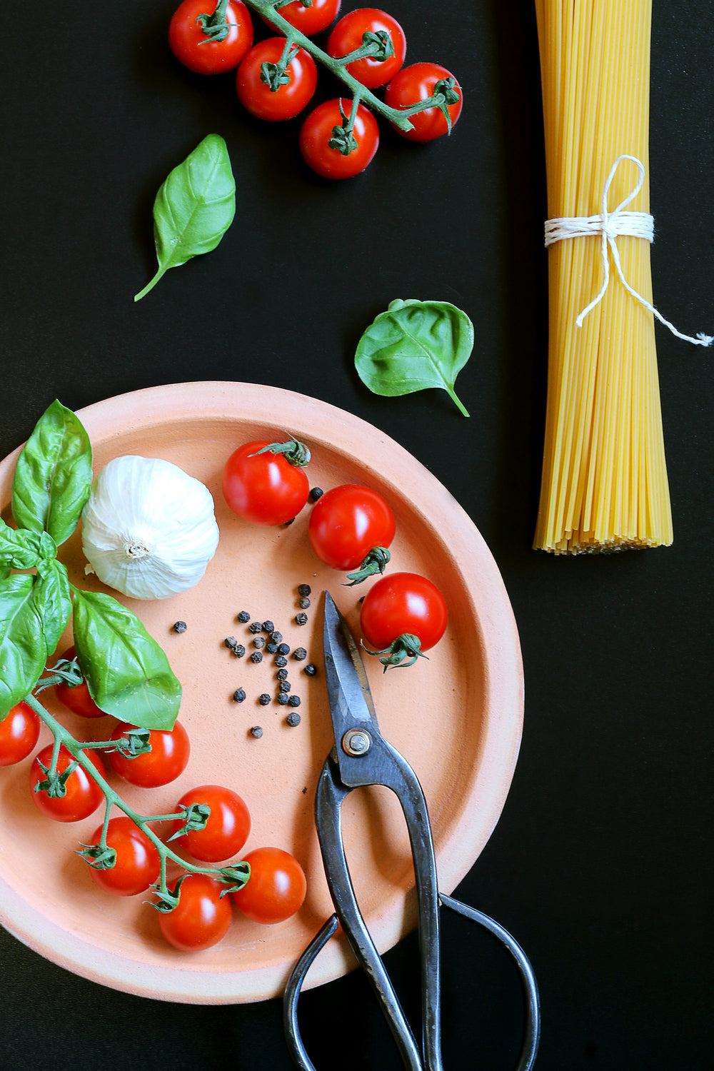 pasta cooking kitchen prep