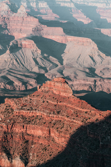 peaks and valleys of the grand canyon