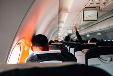 people viewed on a commercial airplane