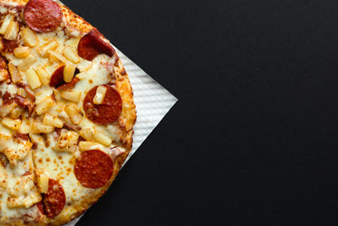 pineapple and pepperoni pizza