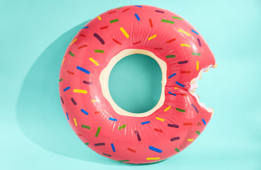 Pink Donut Pool Float