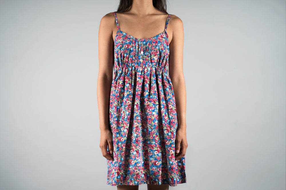 pink floral ummer dress