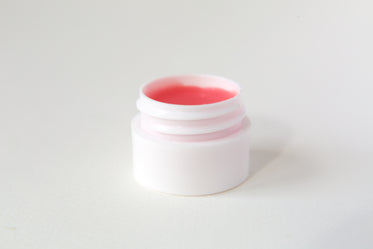 pink homemade lip balm