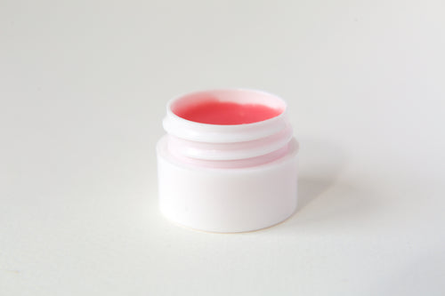 pink homemade lip balm