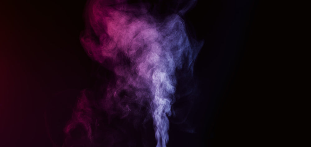 pink purple smoke