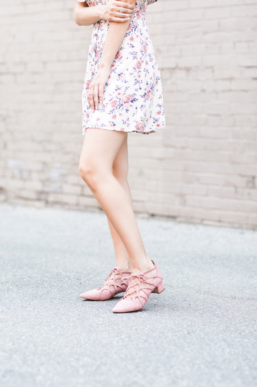 pink summer outfit