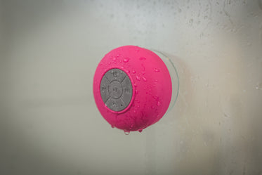 pink waterproof speaker ad