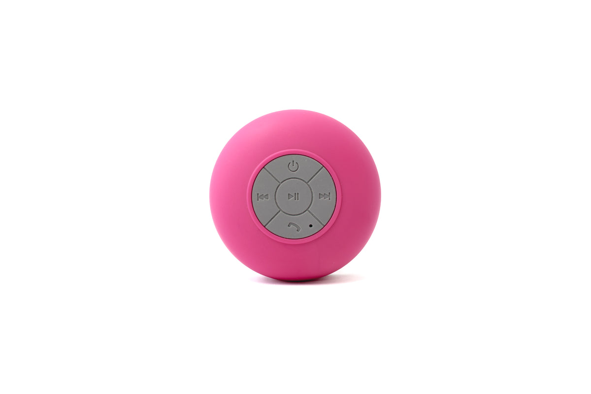 pink wireless waterproof speaker
