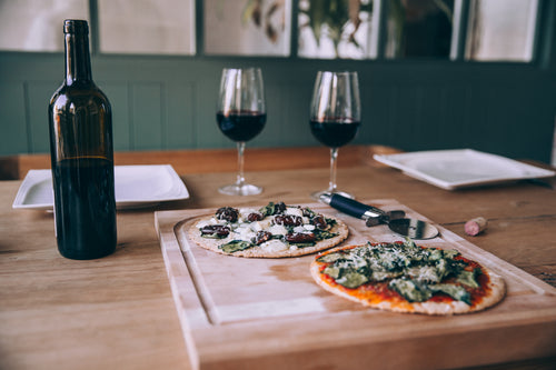 pizza and wine dinner