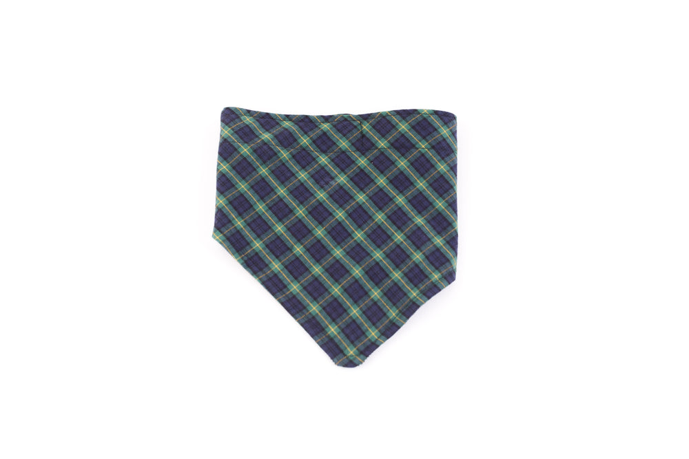 plaid dog bandana