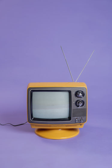 Browse Free HD Images of Plugged In Vintage TV on Purple Infinity ...