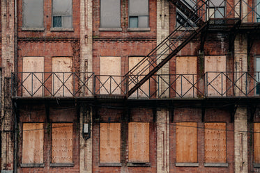 plywood over windows