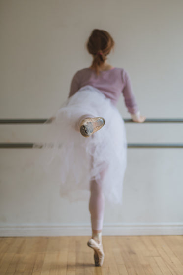 point of view of ballet shoe