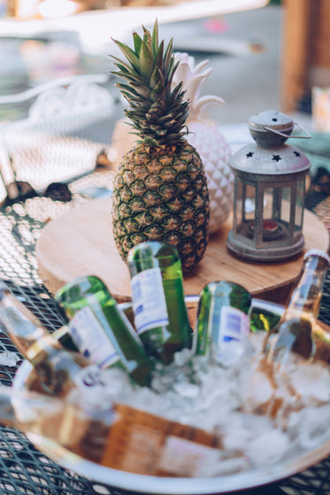 poolside table